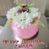 Flowers Theme 4 Pound Vanilla Irish Cake